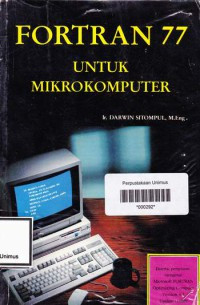 Image of FORTRAN 77; UNTUK MIKROKOMPUTER